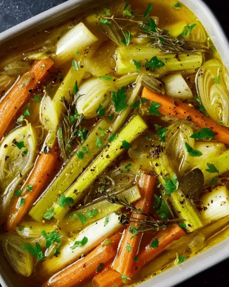 Braised Celery with Onions and Herbs A Rustic Oven Baked Comfort Dish