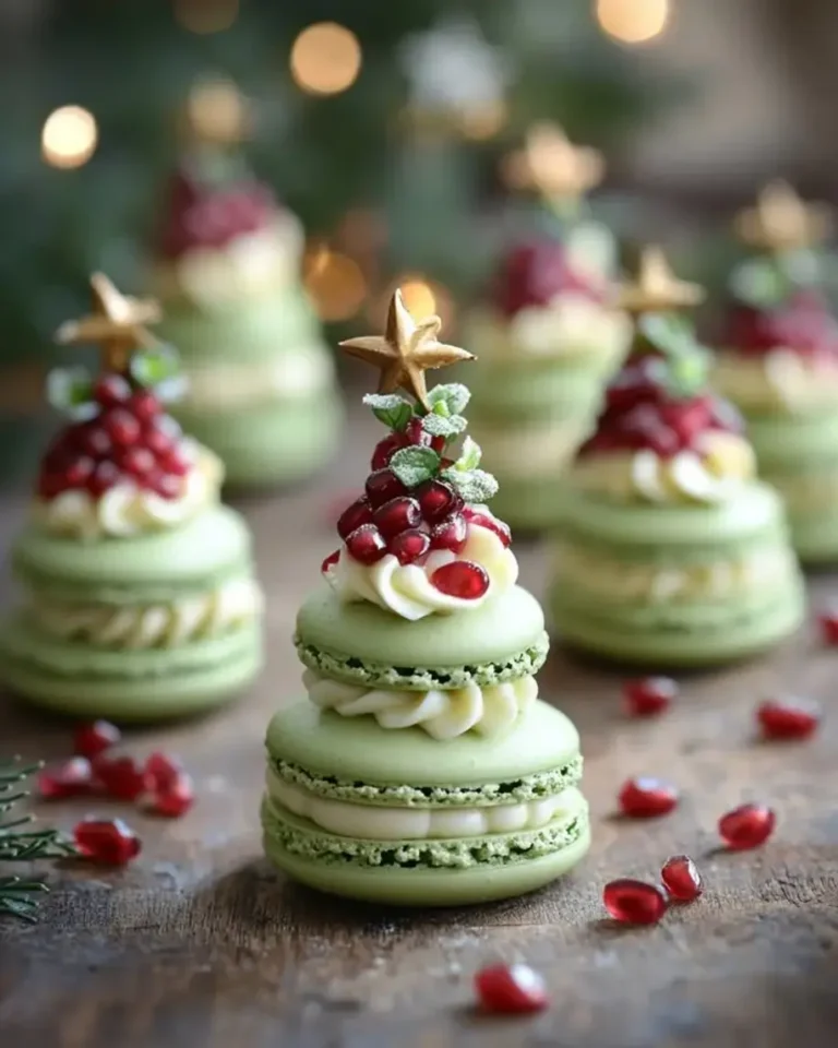 Bake Festive Christmas Tree Macarons