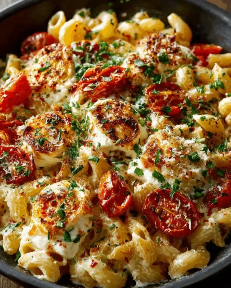 Creamy Roasted Tomato and Herb Pasta Bake A One Pan Vegetarian Delight