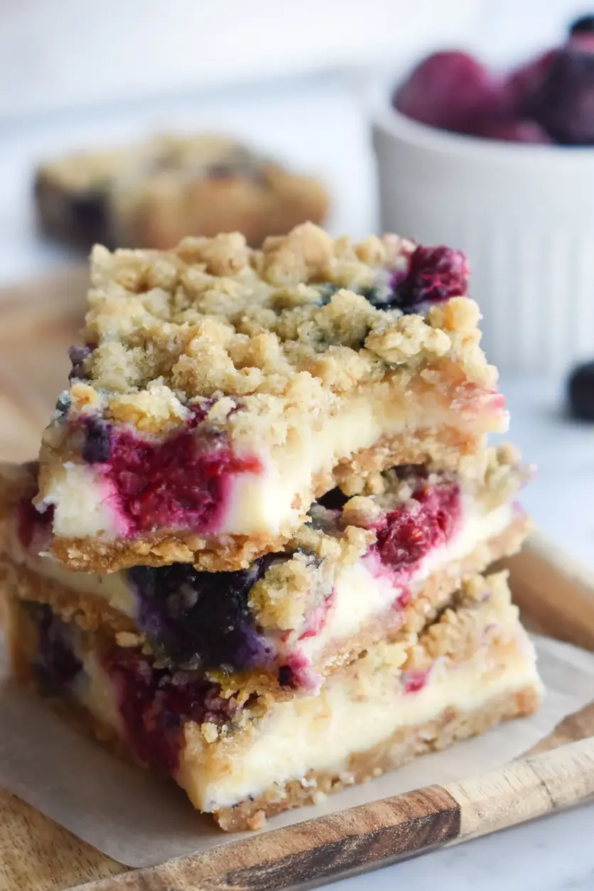 Blueberry Cream Cheese Bars