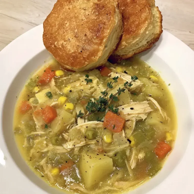 Crockpot Chicken Pot Pie Soup