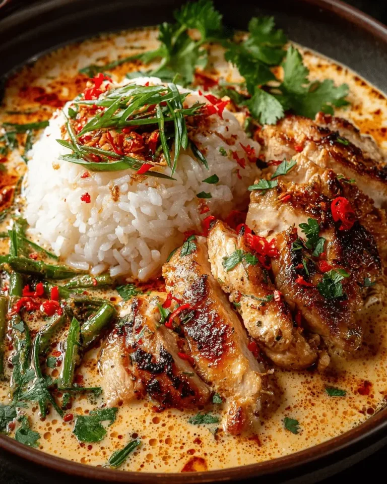 Creamy Thai Red Curry Chicken Bowls A Comforting Taste of Thailand at Home