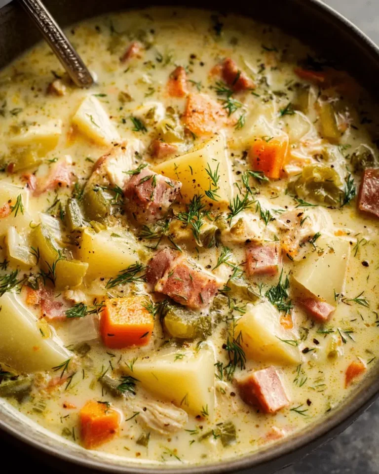 Creamy Dill Pickle and Potato Soup Recipe A Tangy Twist on Classic Comfort