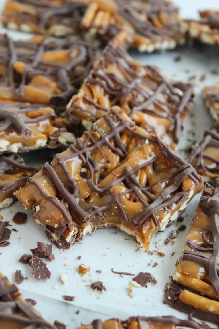 Irresistible Salted Caramel Pretzel Bark