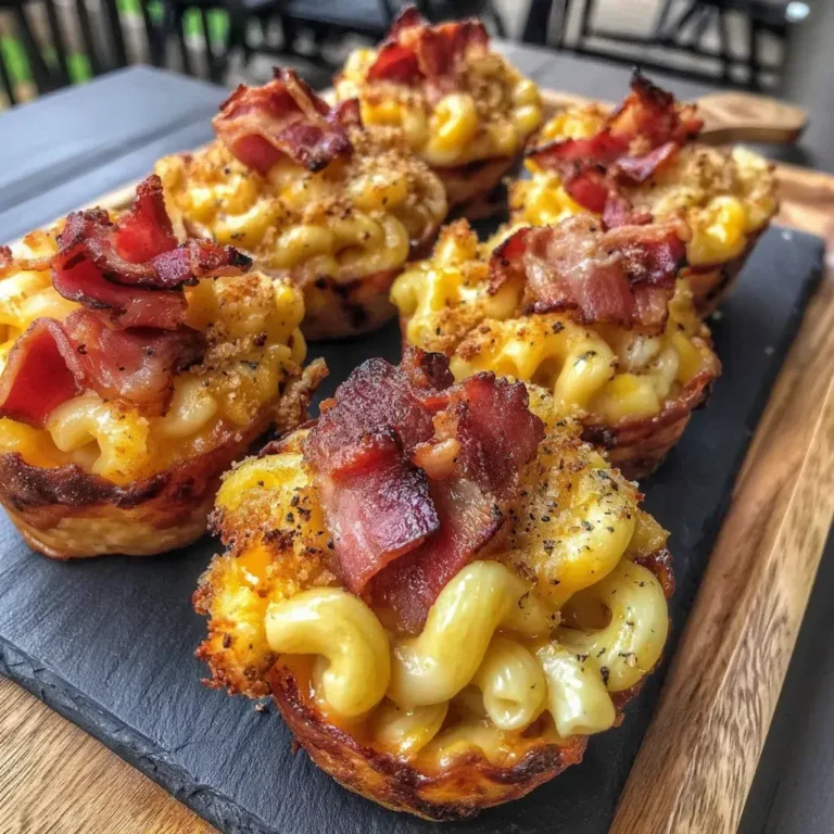 Smoked Mac and Cheese Bacon Cups