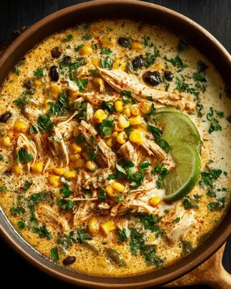 Viral Creamy Chicken Poblano Soup Recipe