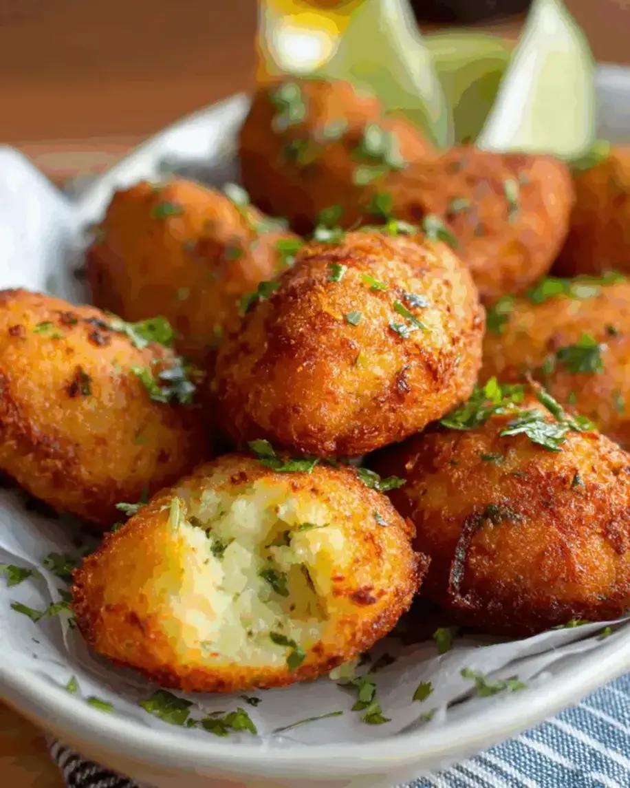 Crispy Salted Codfish Cakes Golden Perfection from the Sea