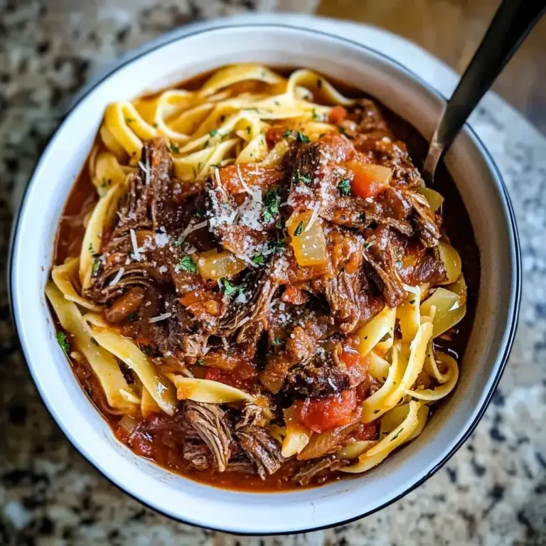 Sunday Slow Cooker Beef Ragu Rich Tender Easy