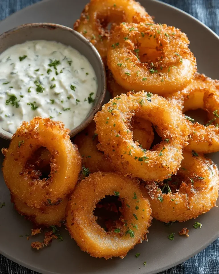 Crispy Potato Rings with Buttermilk Ranch Your Ultimate Homemade Snack