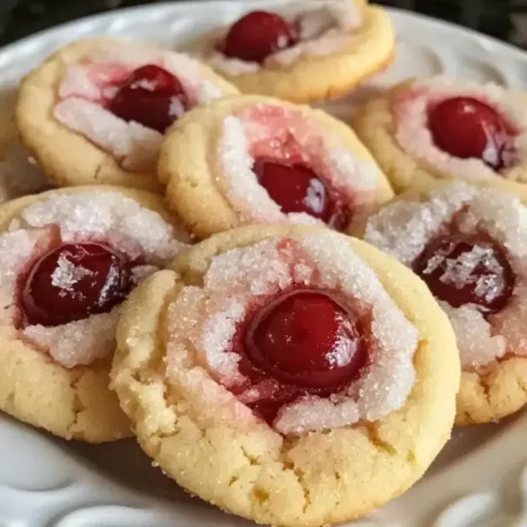 Chewy Cherry Almond Amish Sugar Cookies
