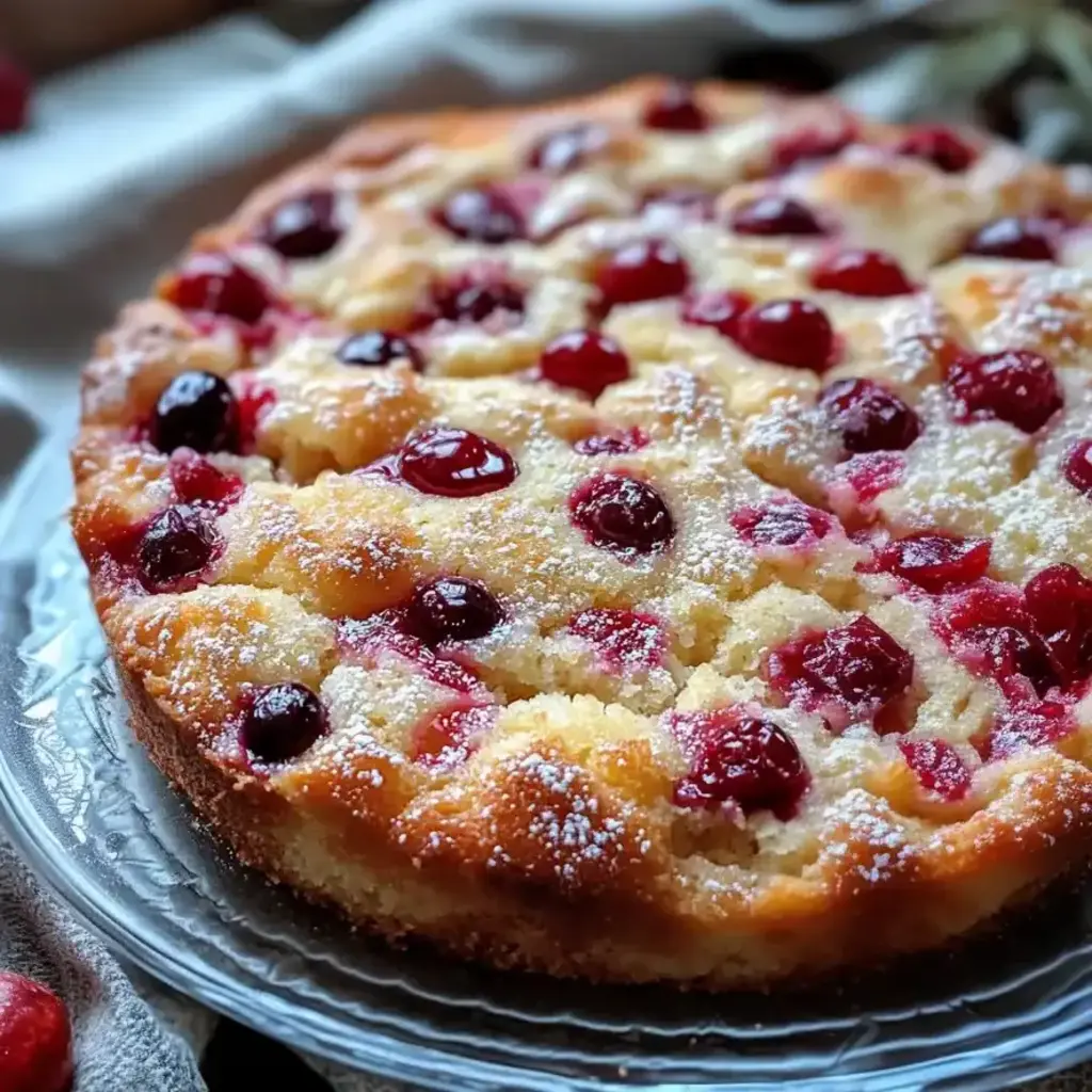 Cranberry Orange Breakfast Cake
