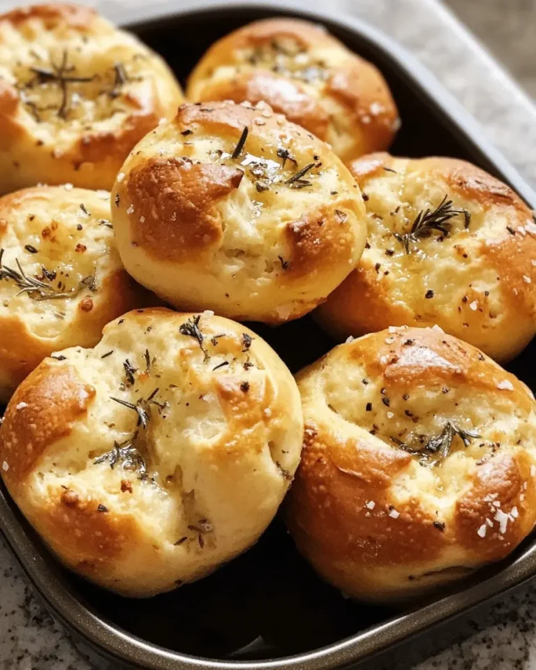 Garlic Rosemary Focaccia Muffins The Ultimate Savory Treat