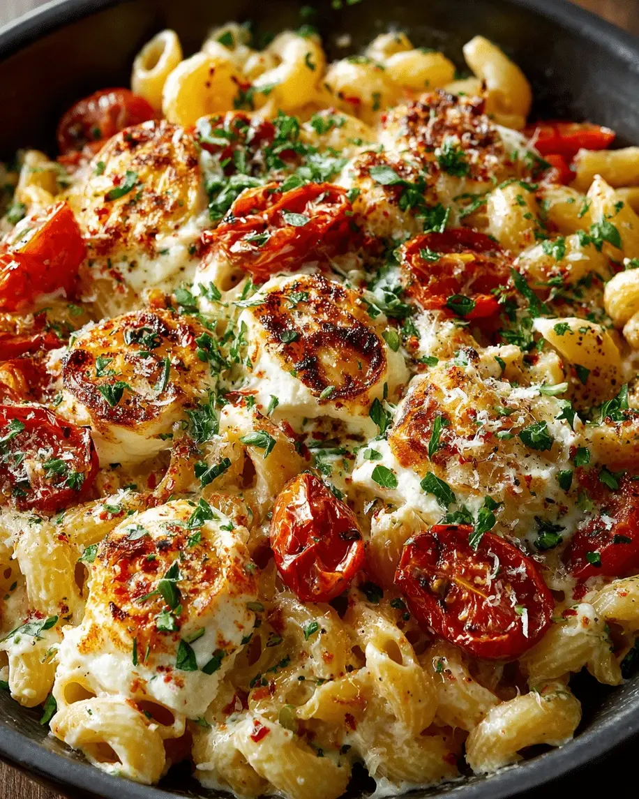 Creamy Roasted Tomato and Herb Pasta Bake A One Pan Vegetarian Delight