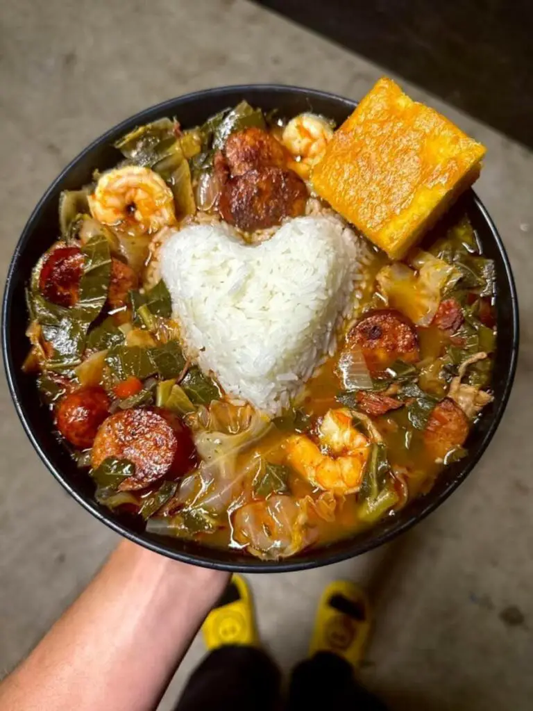 Easy Gumbo Greens with Cabbage