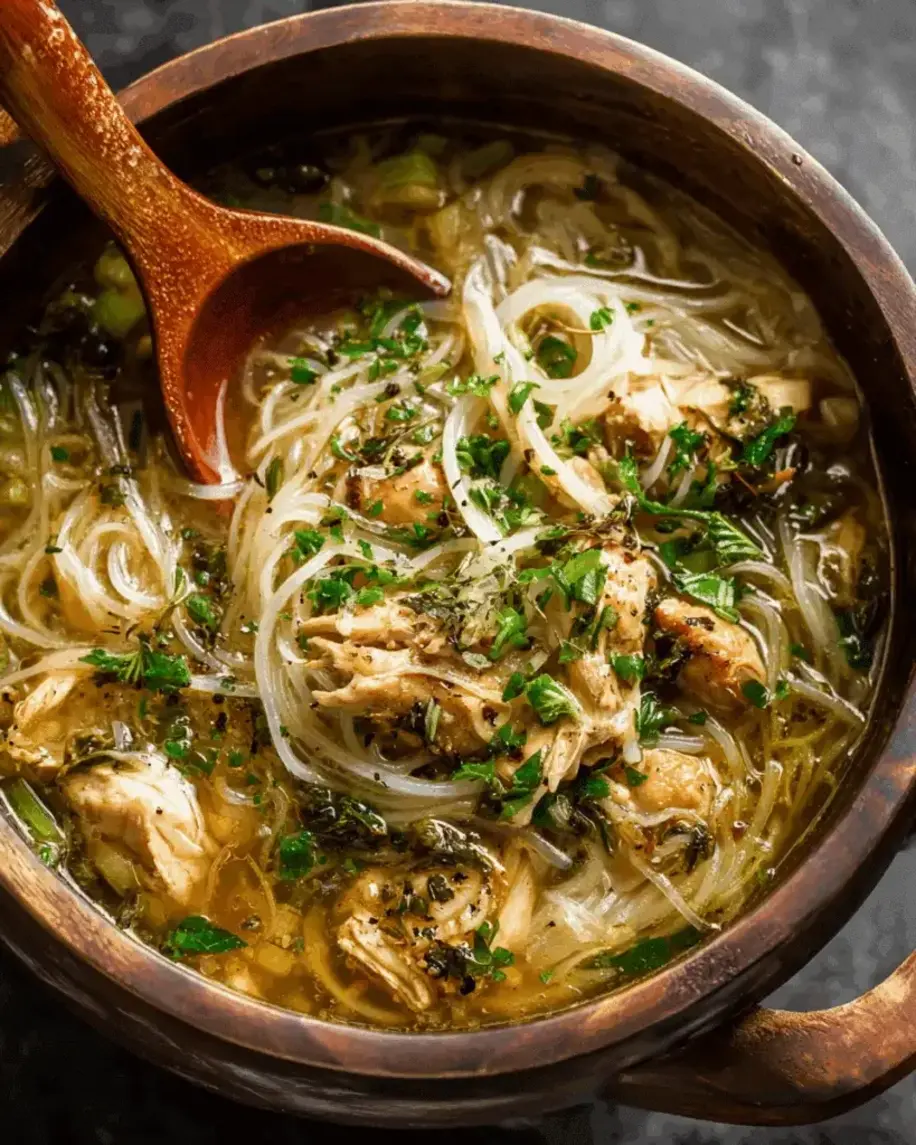 Chicken and Shirataki Noodle Soup A Low Carb Comfort in Every Bowl