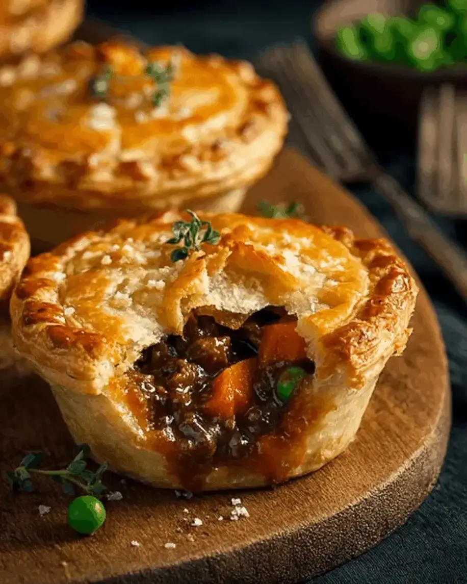 Savory Irish Beef Sweet Potato Mini Pies