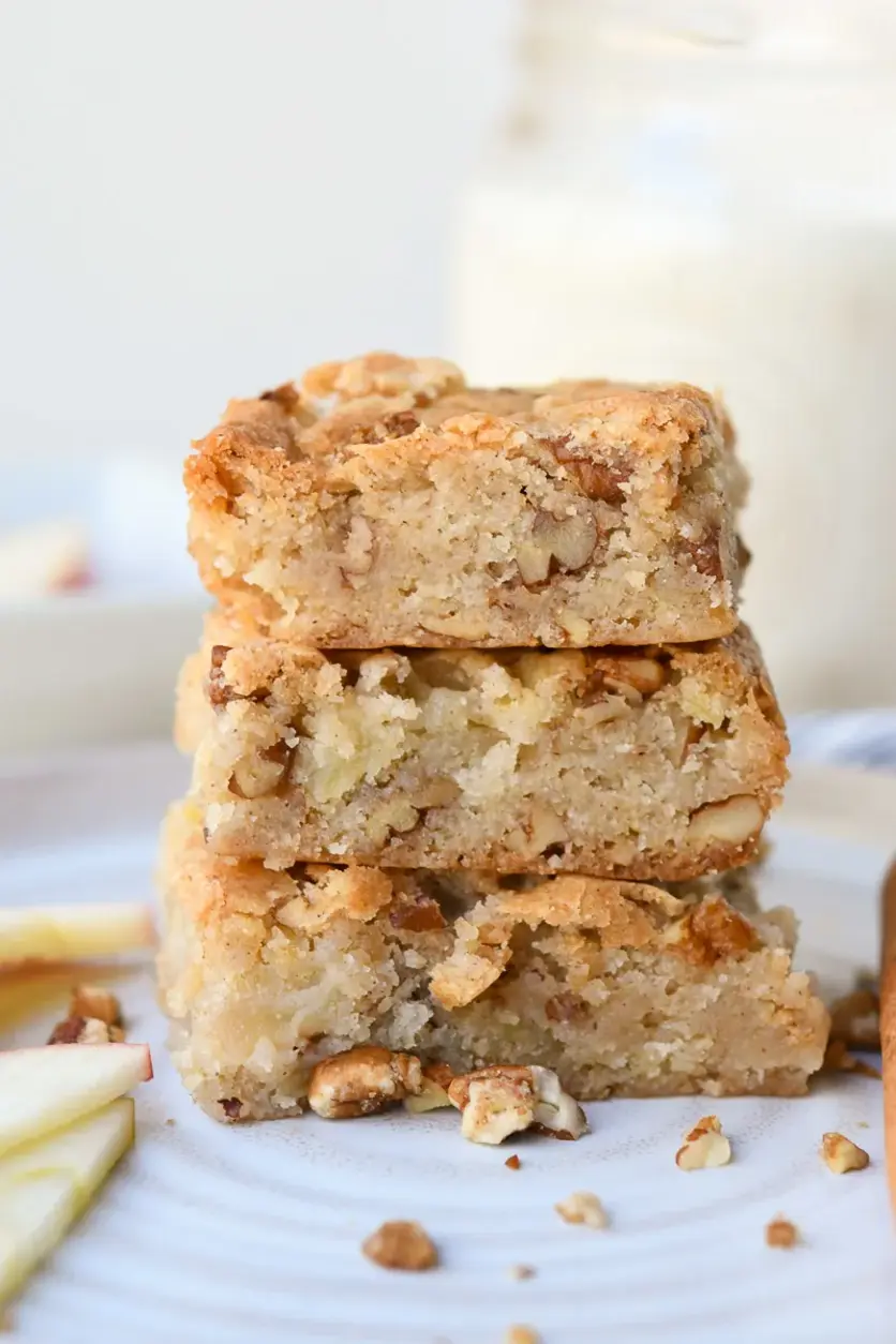 Apple Brownies Easy Fall Dessert