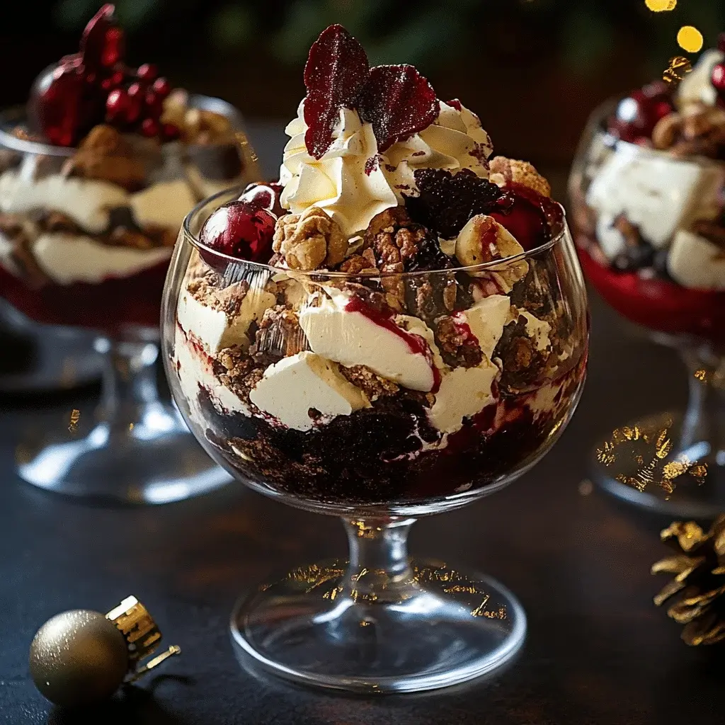 Black Forest Trifle for Christmas Succulent Recipes