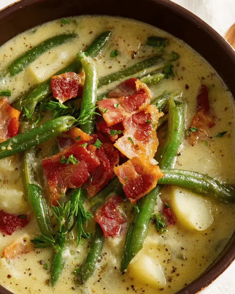 Creamy Green Bean and Potato Soup The Ultimate Comfort in a Bowl