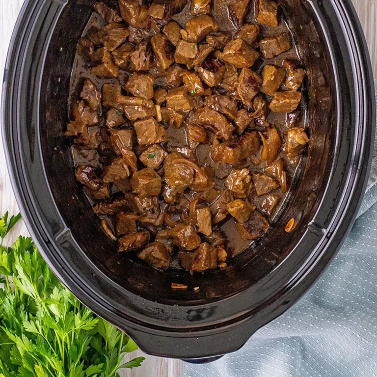 Easy Slow Cooker Steak Bites Recipe