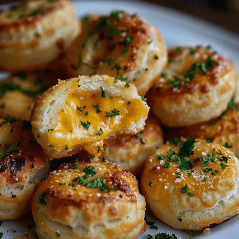 Cheesy Garlic Biscuit Bites Irresistibly Gooey and Flavor Packed