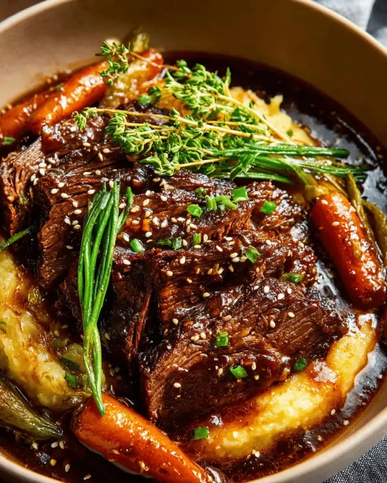 Slow Braised Miso Beef Roast Recipe Tender Flavorful and Comforting