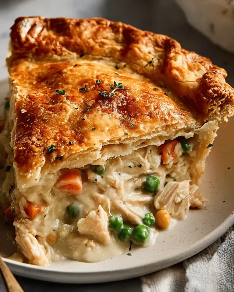 Golden Chicken Pot Pie with Buttery Crust The Ultimate Comfort Food Recipe