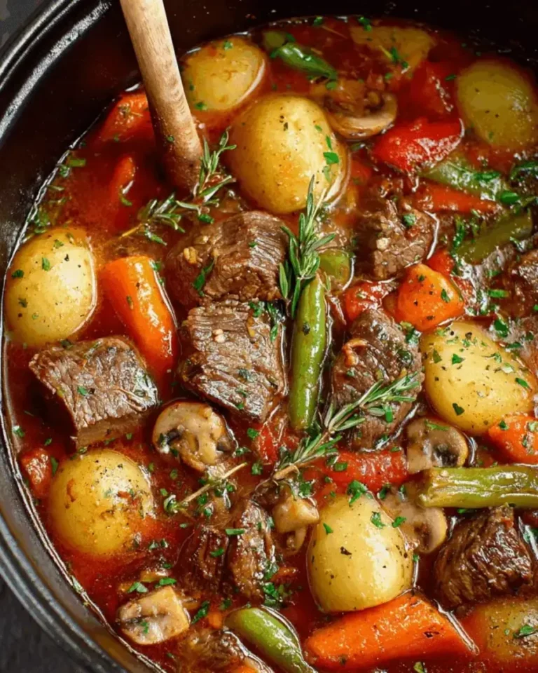 Hearty Beef and Vegetable Stew Recipe A Bowl of Comfort Youll Crave