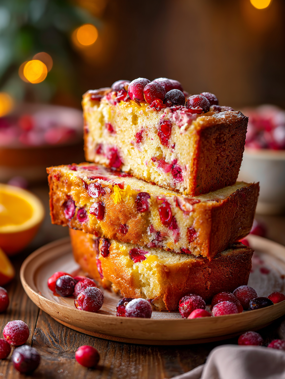 Delicious Cranberry Orange Breakfast Cake Recipe
