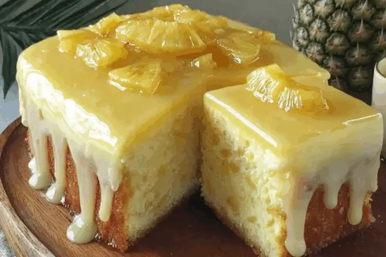Juicy Pineapple Cake