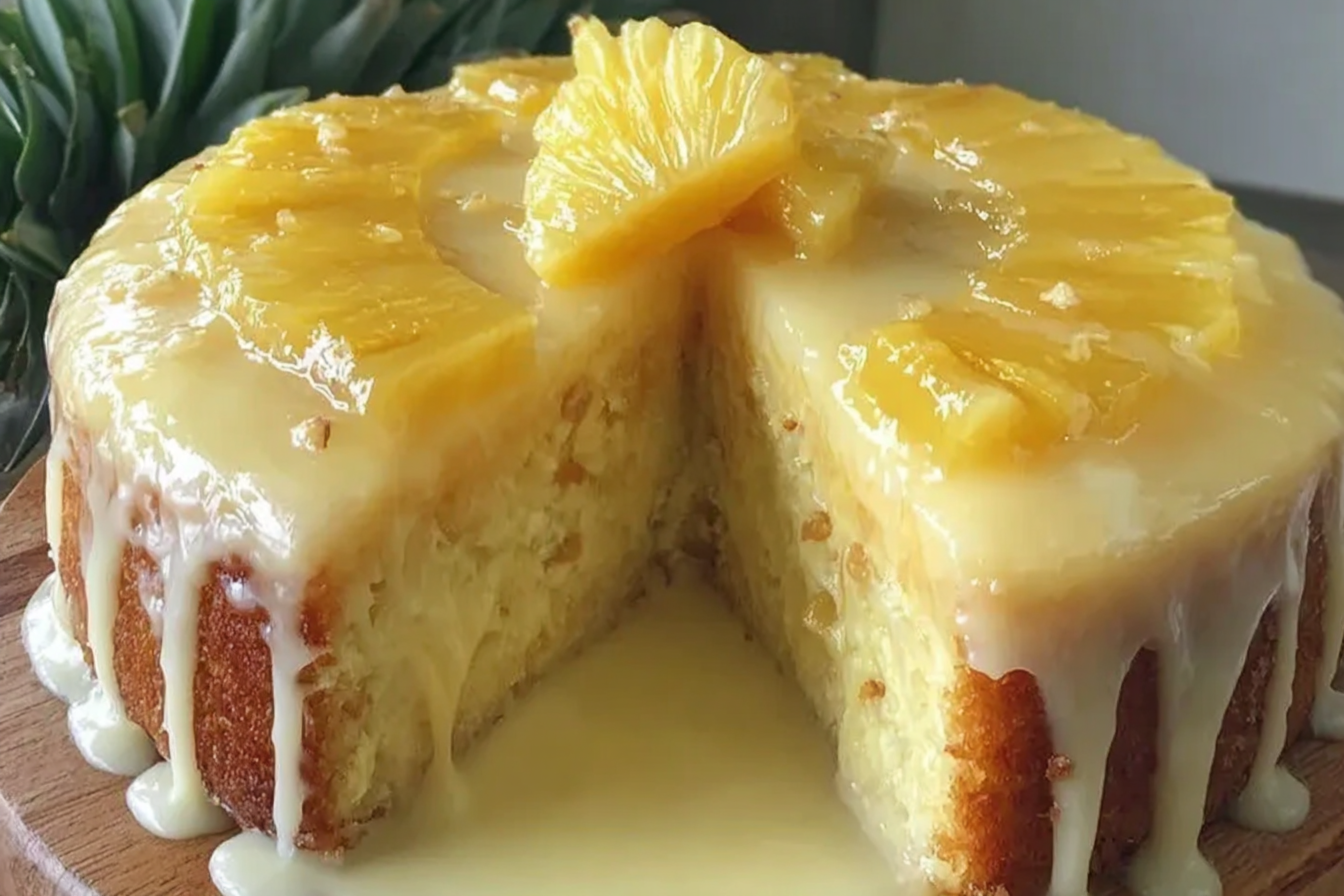 Juicy Pineapple Cake