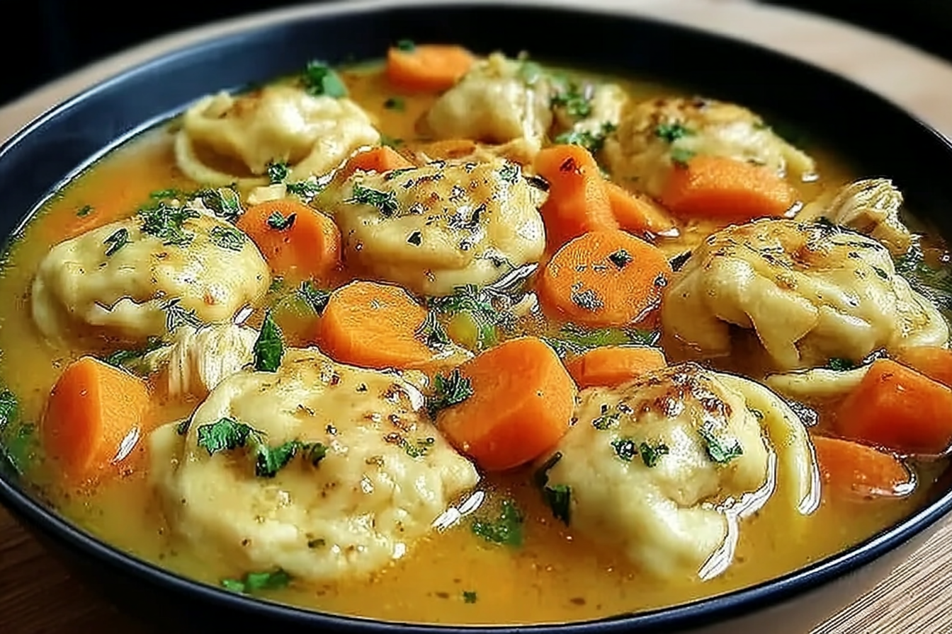 Cozy Chicken Dumplings Soup Recipe