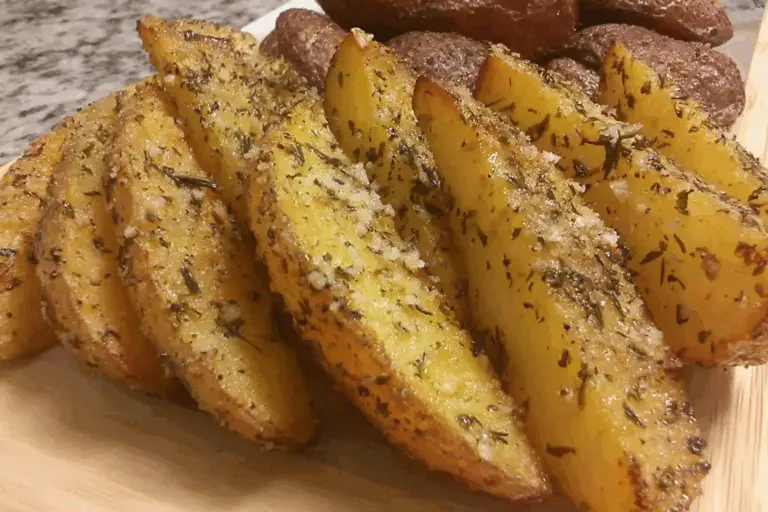 Herb-Parmesan Crusted Potato Wedges