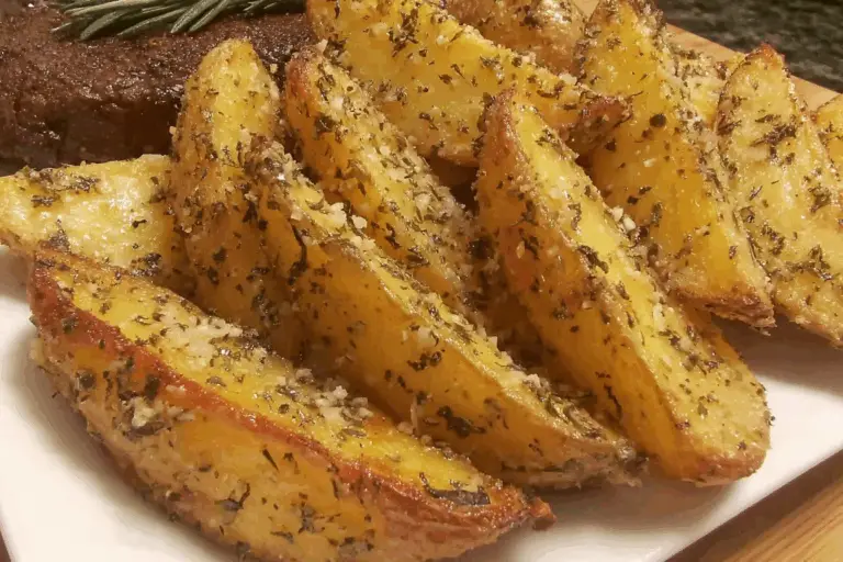 Herb-Parmesan Crusted Potato Wedges