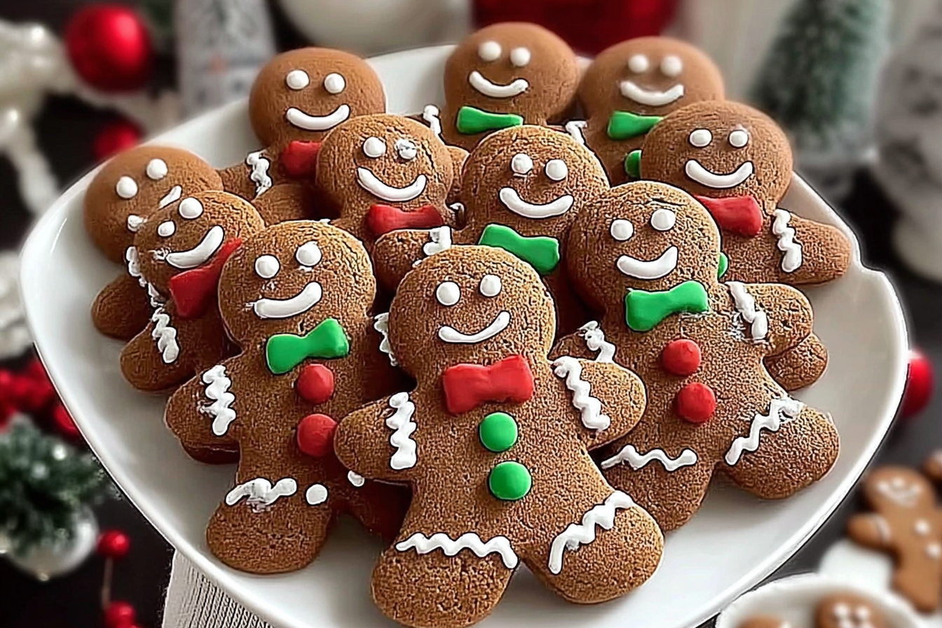 Soft Chewy Gingerbread Men Cookies