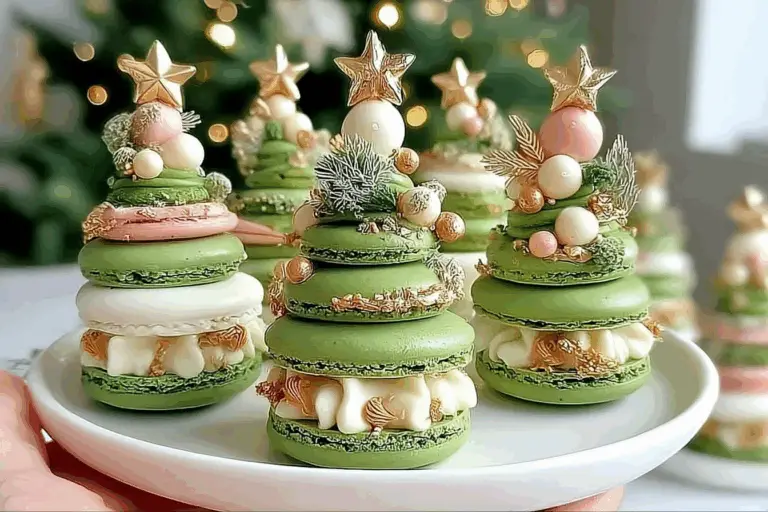 Foolproof Christmas Tree Macarons