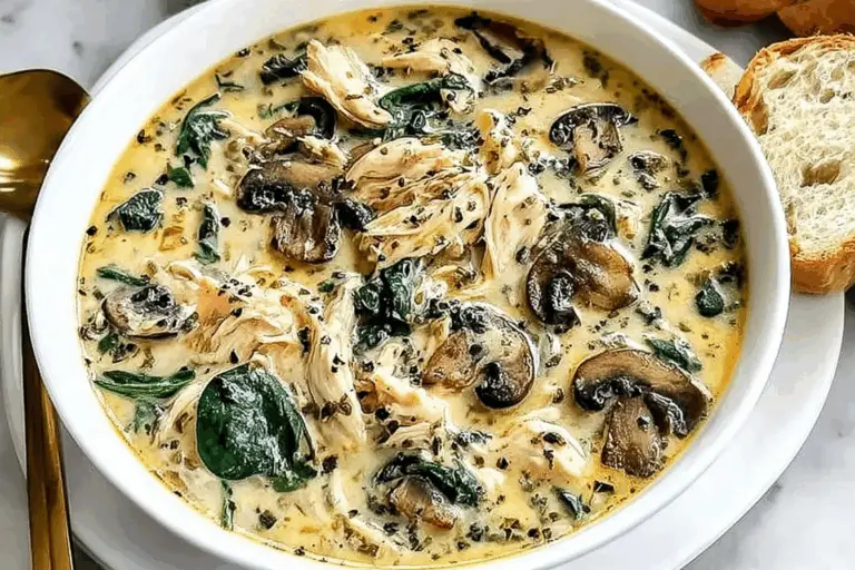 Rotisserie Chicken Mushroom Soup