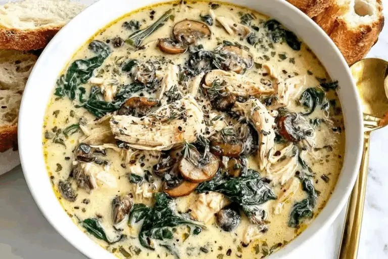 Rotisserie Chicken Mushroom Soup