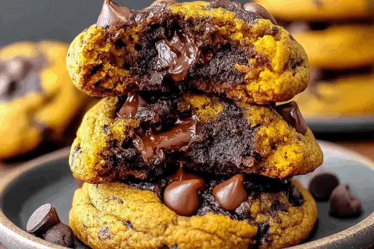 Double Chocolate Pumpkin Cookies