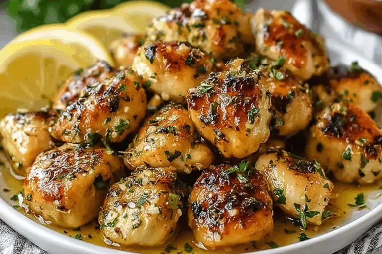 Garlic Butter Chicken Bites Recipe