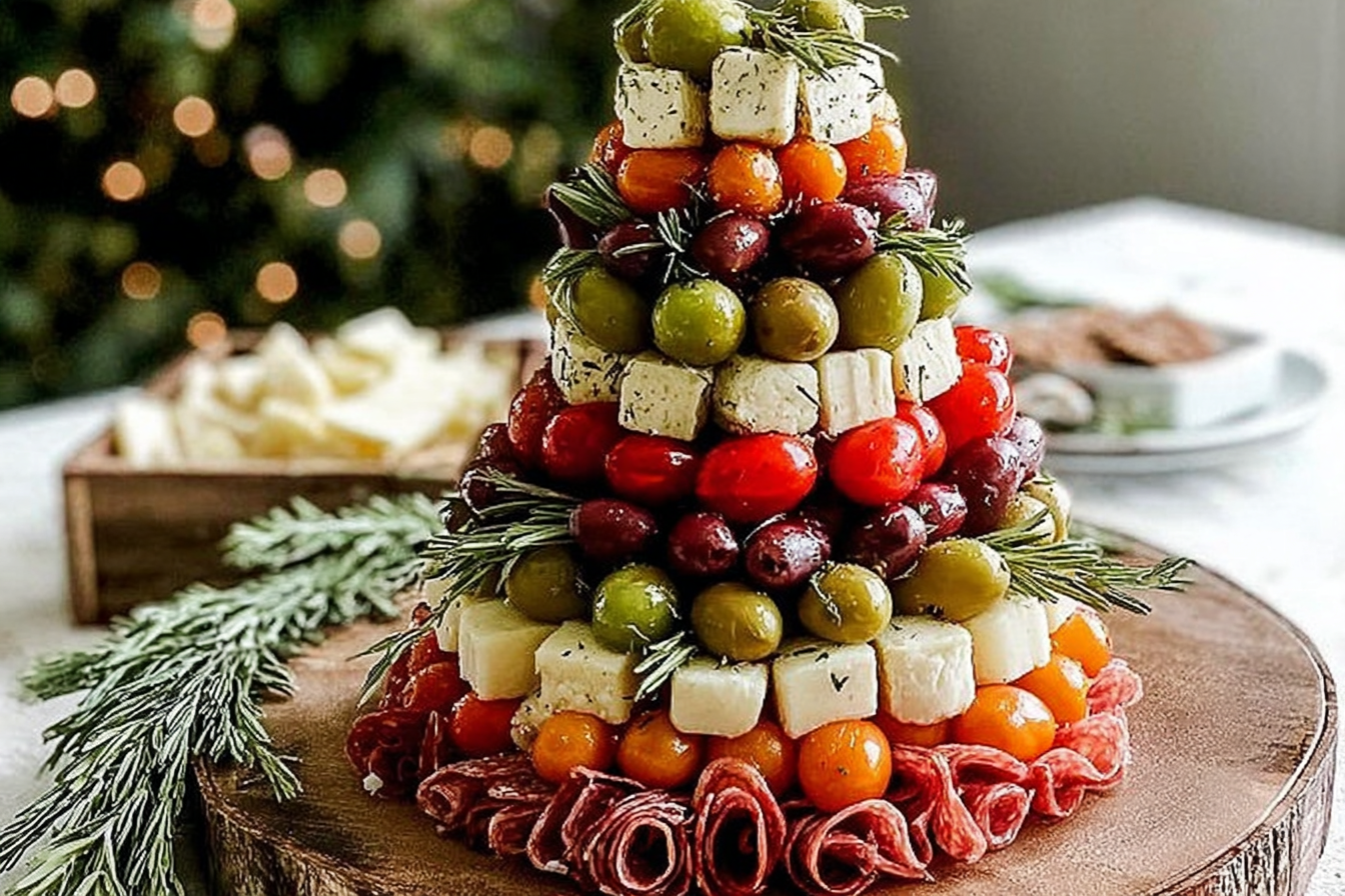Christmas Antipasto Tree