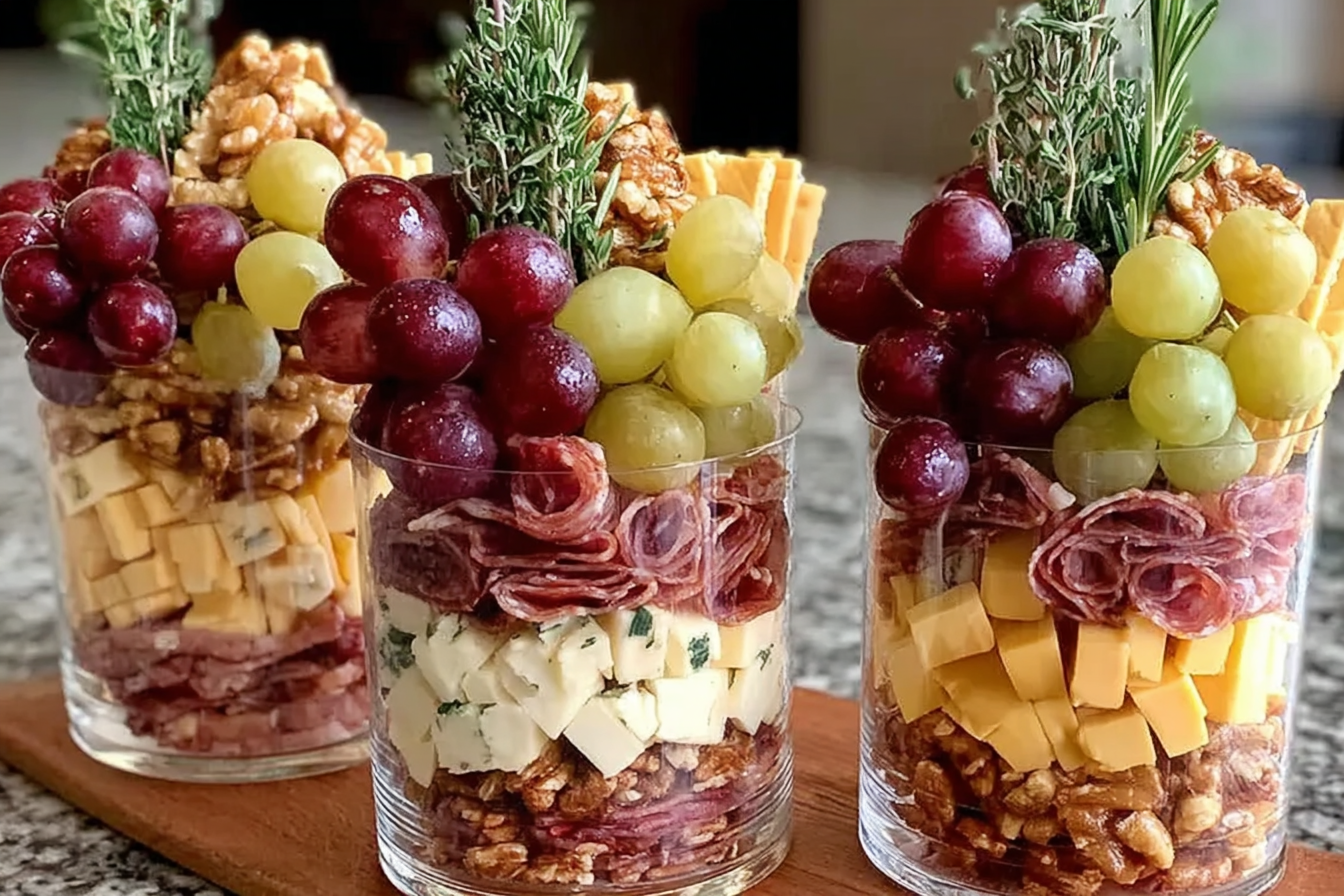 Easy Thanksgiving Charcuterie Cups Recipe