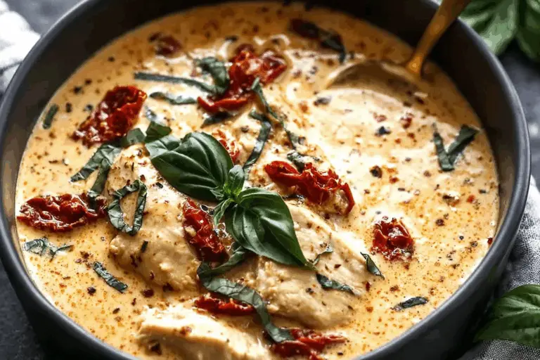 Creamy Sun-Dried Tomato Basil Chicken