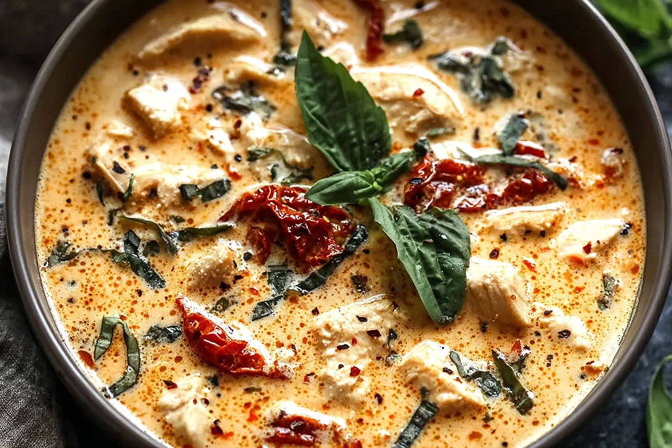 Creamy Sun-Dried Tomato Basil Chicken