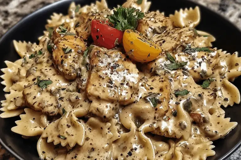 Creamy Savory Herb Chicken Bowties