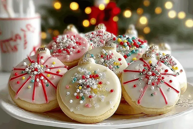 Christmas Ornament Sugar Cookies