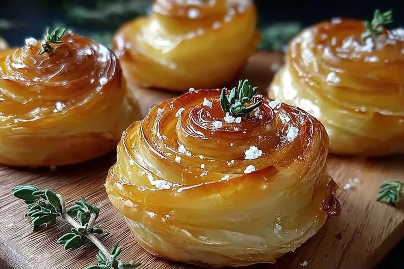 Elegant Pear Brie Puff Pastry Roses