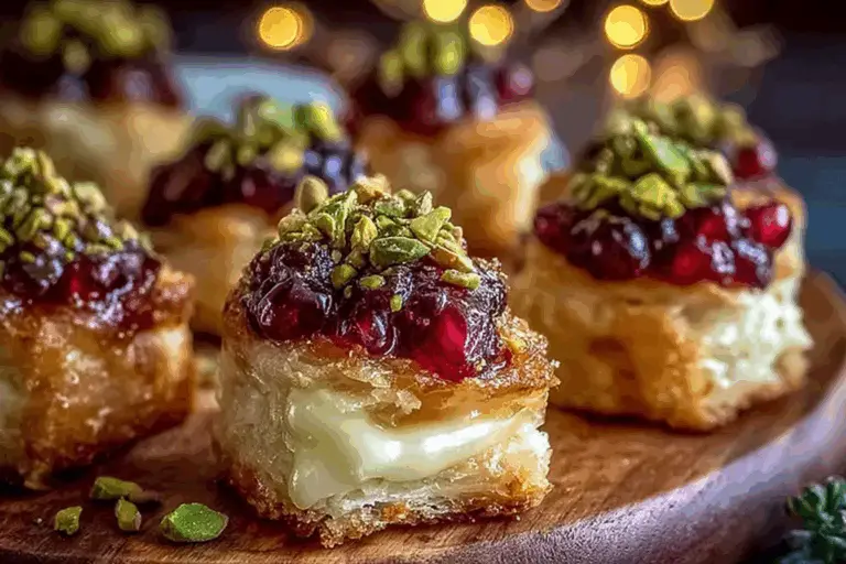 Pistachio-Crusted Brie Bites