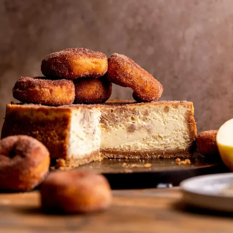 Decadent Apple Cider Cheesecake with Brown Butter Base