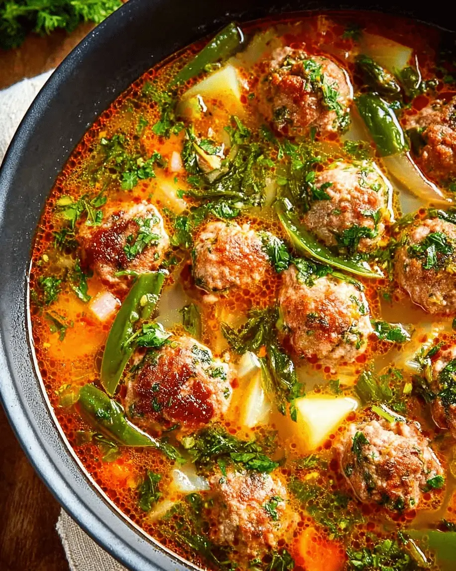 Hearty Meatball Vegetable Soup Your Ultimate Comfort Bowl